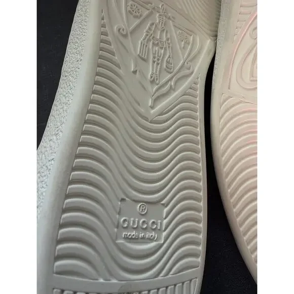 NEW AUTHENTIC Gucci Ace Embroidered Snake Sneakers Men Size 16.5 US Leather - Picture 6 of 13